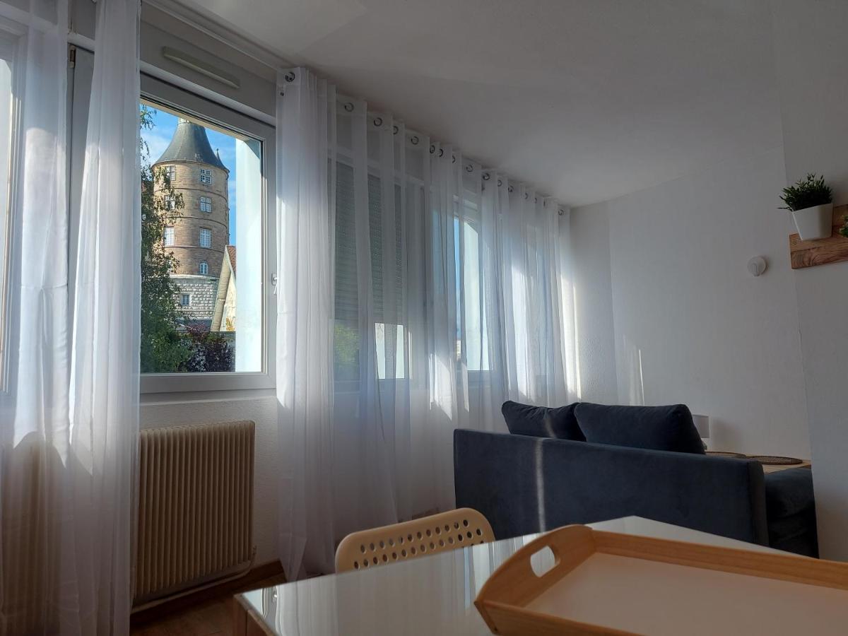Appart' Duchatelain Lumineux, Vue Sur Chateau モンベリアル エクステリア 写真